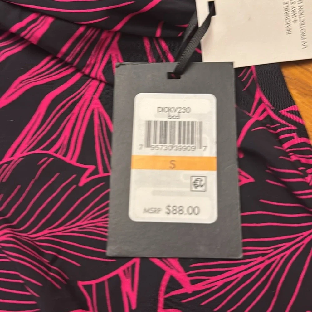 DKNY Women's Standard Triangle Halter Tank Top Bikini Bathing Suit top only - Picture 5 of 7
